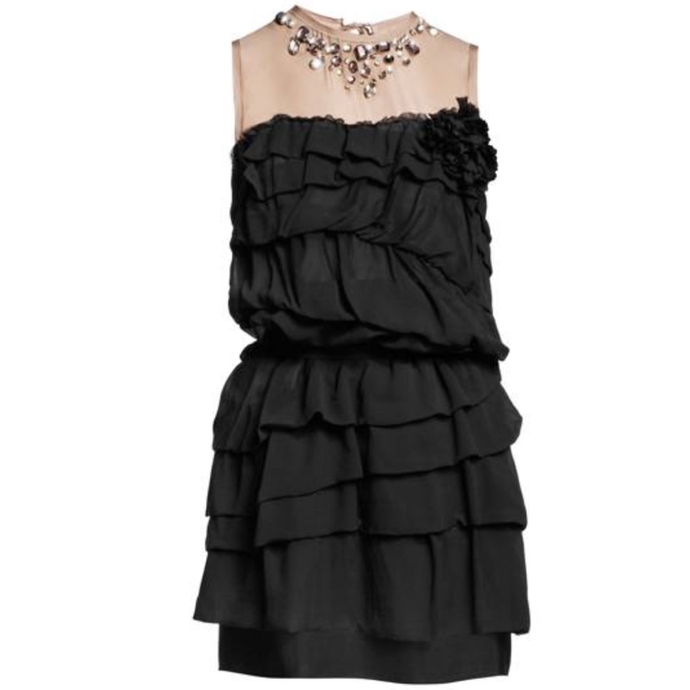 Lanvin for H&M Silk Jewel Embellish Dress